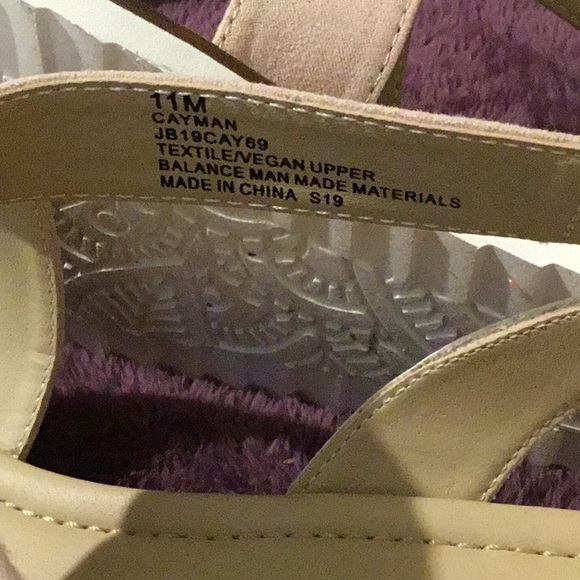 NWT JBU “Cayman” Reptile By Jambu Memory Foam Ankle Wrap Sandals- 11 - Picture 7 of 9